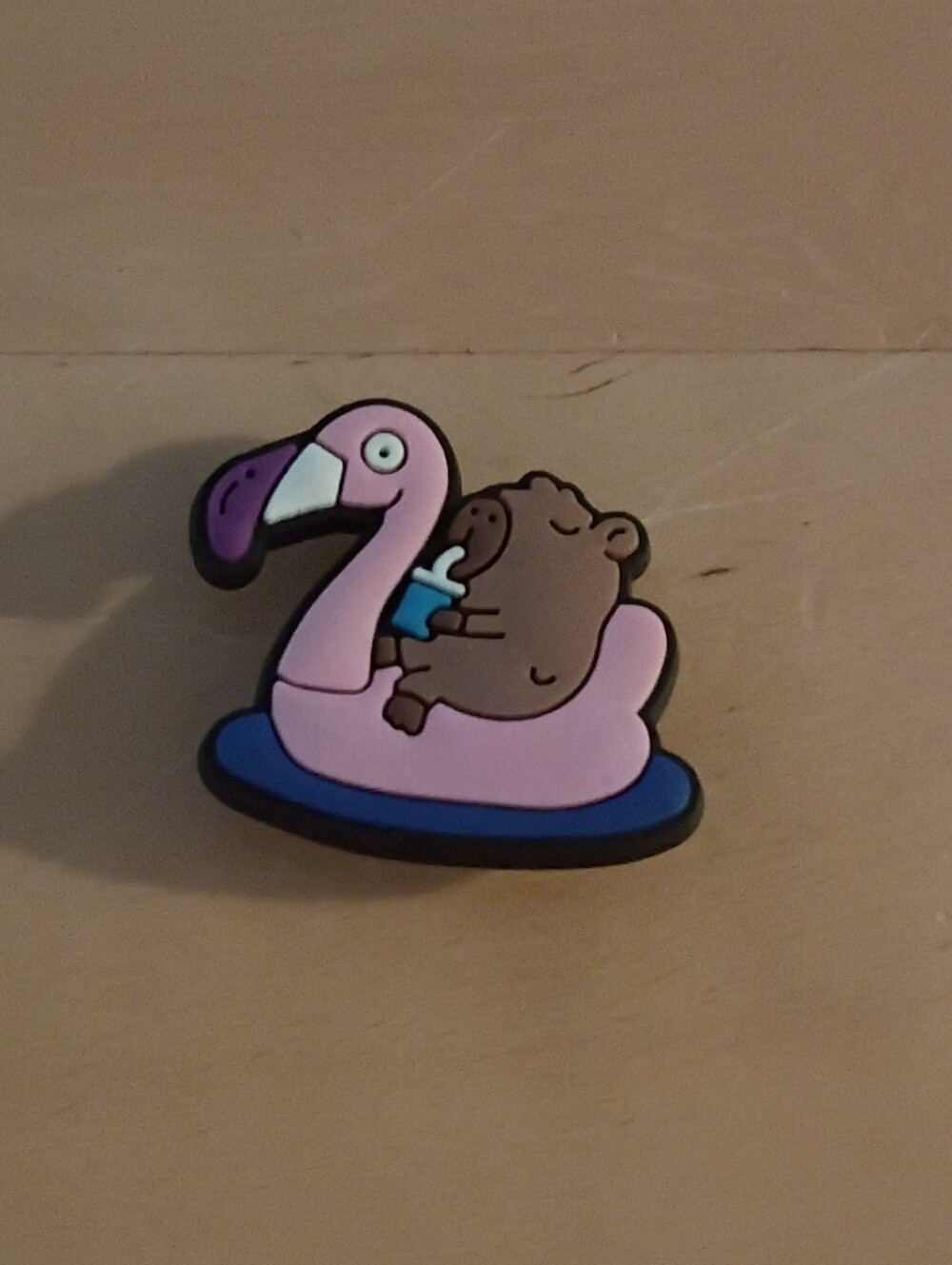 10 for $10 Jibbitz Croc Charms - Capybara On Flamingo Floaty - New Shoe Charms